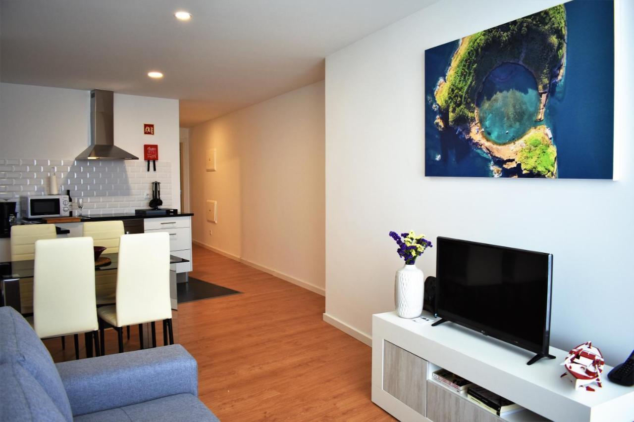 Ocean Blue Apartment Ponta Delgada  Ngoại thất bức ảnh