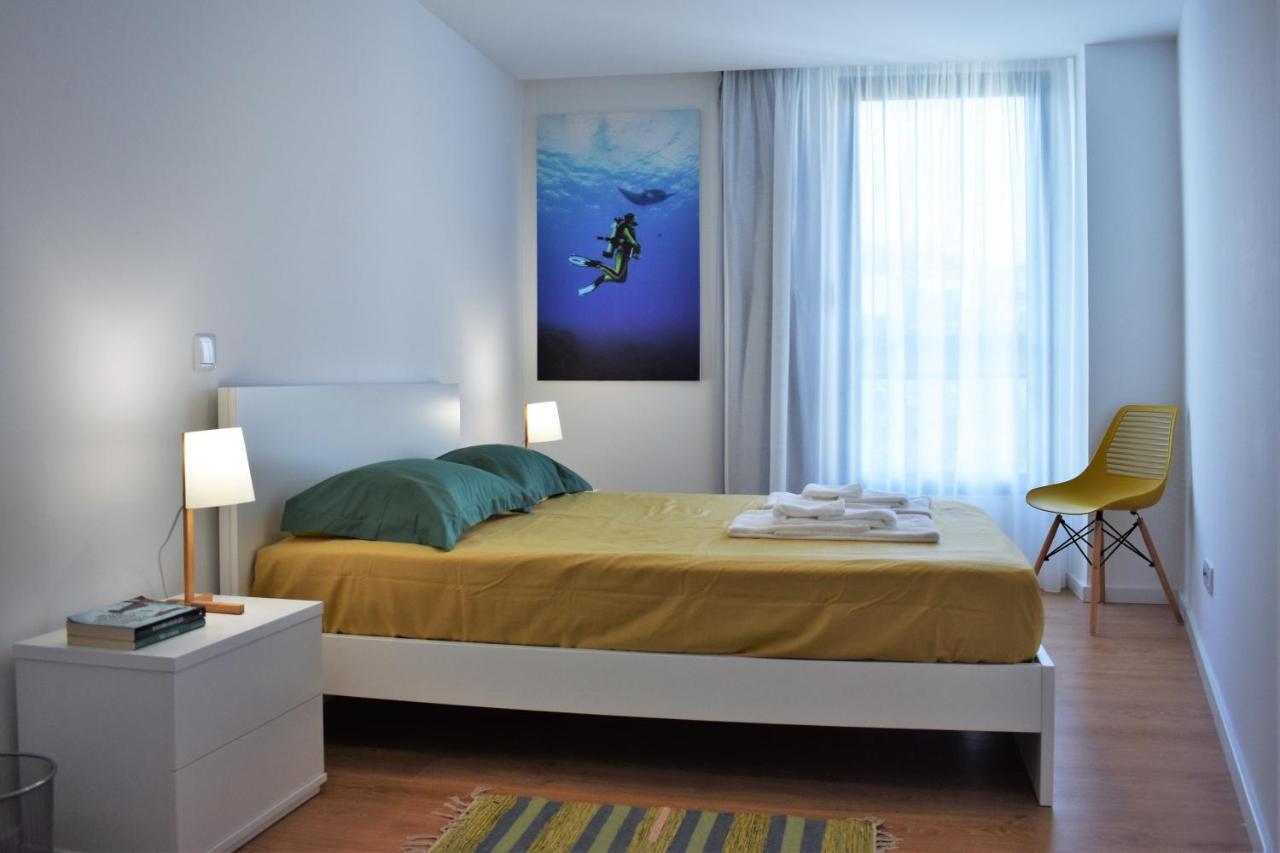 Ocean Blue Apartment Ponta Delgada  Ngoại thất bức ảnh